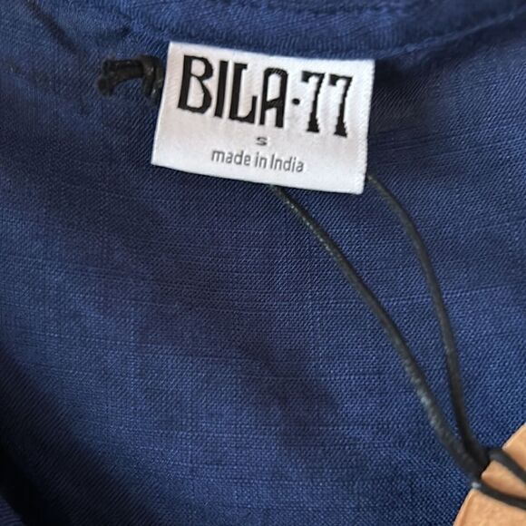 NEW Bila 77 Navy Blue Shirt - Picture 3 of 5